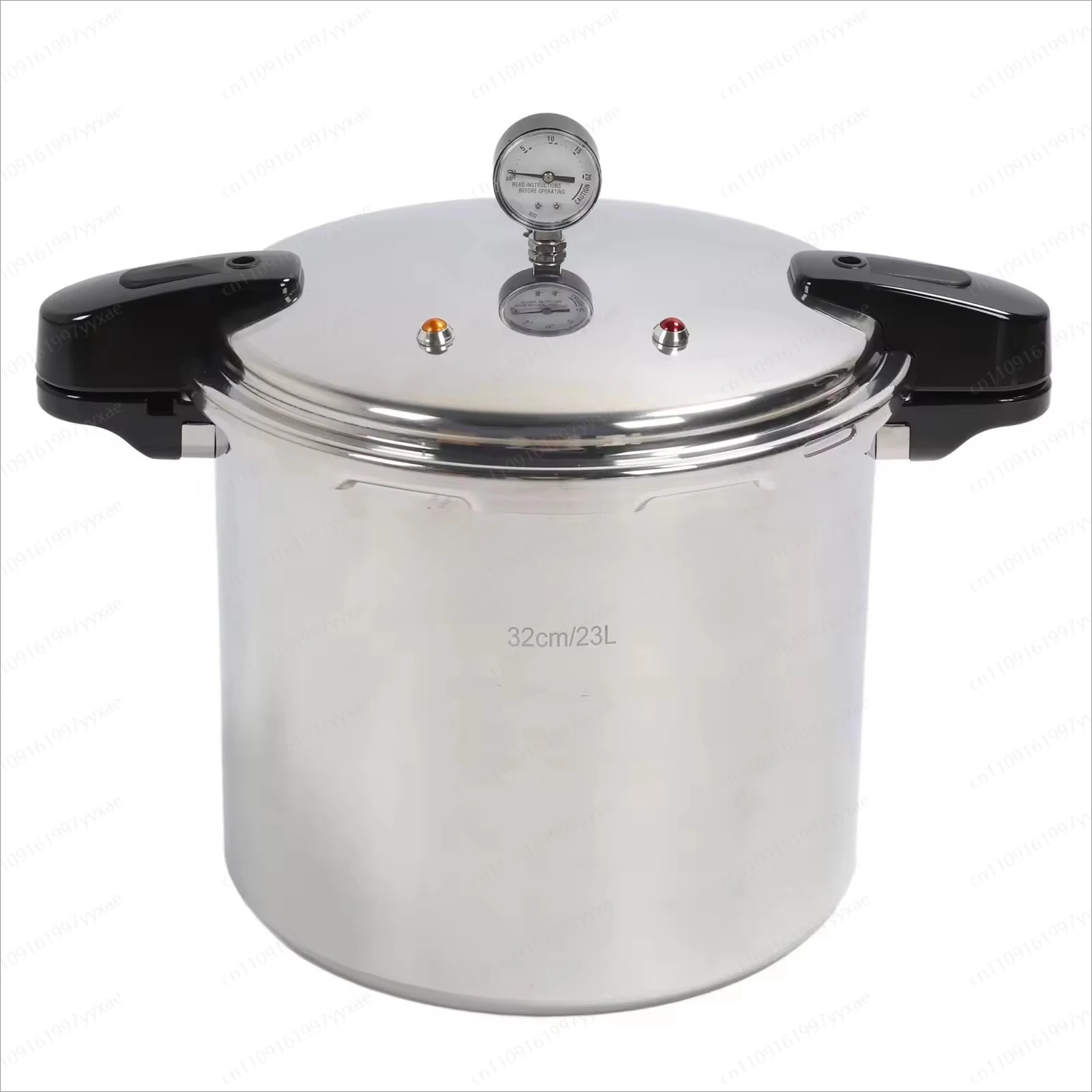 Hotel restaurant commercial large capacity explosion-proof 23L/32cm aluminum alloy pressure cooker
Hotel restaurant commercial large capacity explosion-proof 23L/32cm aluminum alloy pressure cooker