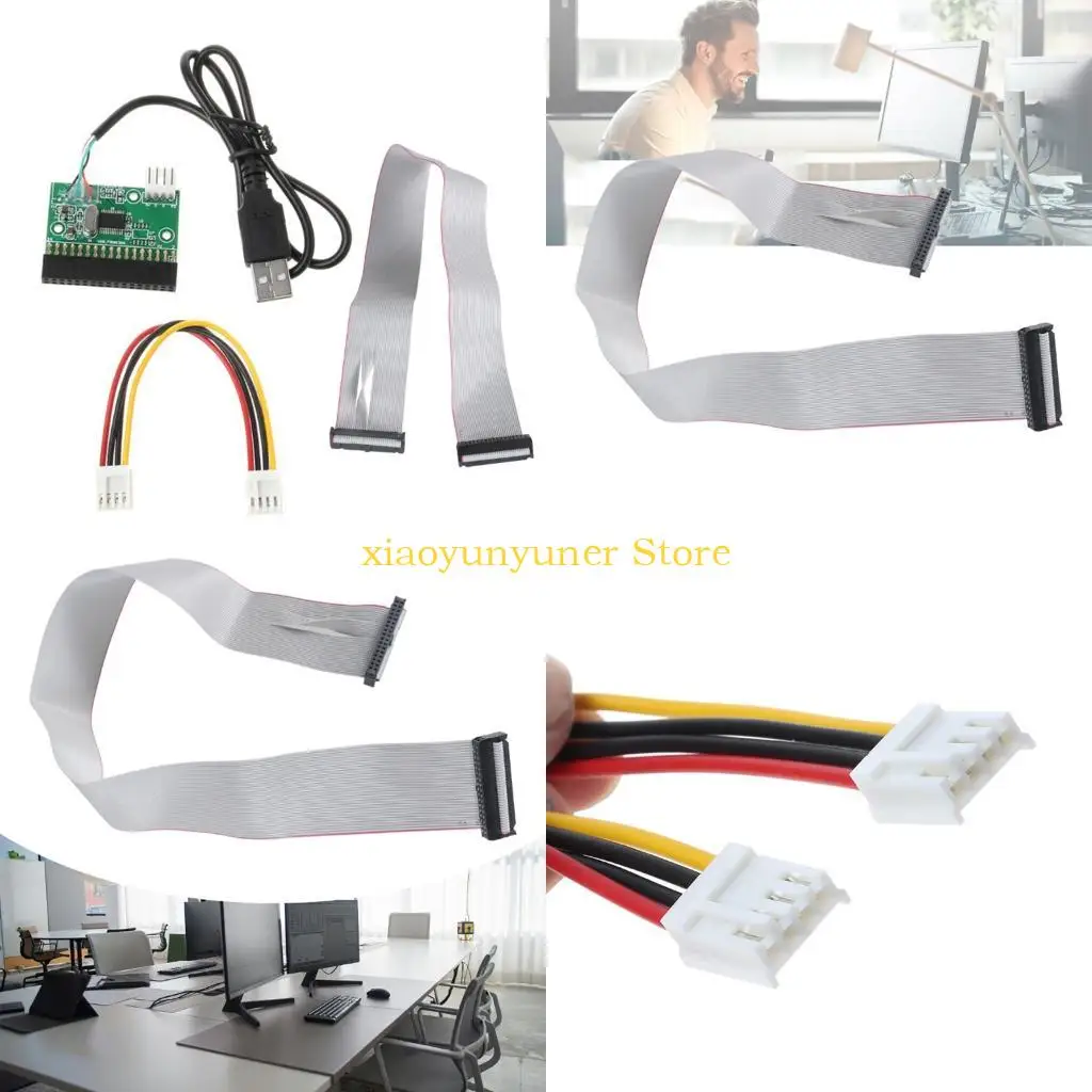 P9JB USB To 34Pin Floppy Drive Adapter With Cable For Data Recovery And Transfer
P9JB USB To 34Pin Floppy Drive Adapter With Cable For Data Recovery And Transfer