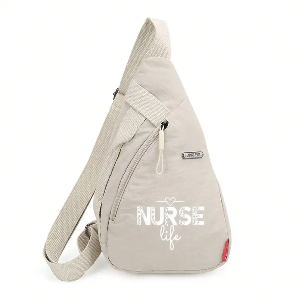 Nurse Crossbody Bag For Women And Men Nurse Life With Heart Design Printed On Black Fabric Ideal For Nurses Medical Professionals And Daily Use
Nurse Crossbody Bag For Women And Men Nurse Life With Heart Design Printed On Black Fabric Ideal For Nurses Medical Professionals And Daily Use