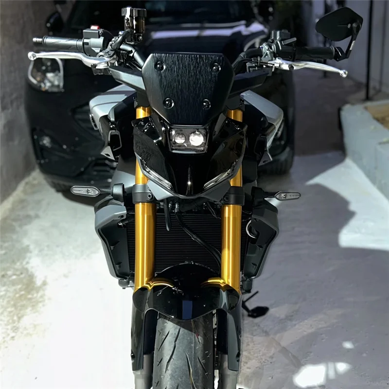 Motorcycle Windshield Windscreen Visor Wind Screen Deflector With Bracket Kit For YAMAHA MT09 MT-09 SP 2024
Motorcycle Windshield Windscreen Visor Wind Screen Deflector With Bracket Kit For YAMAHA MT09 MT-09 SP 2024