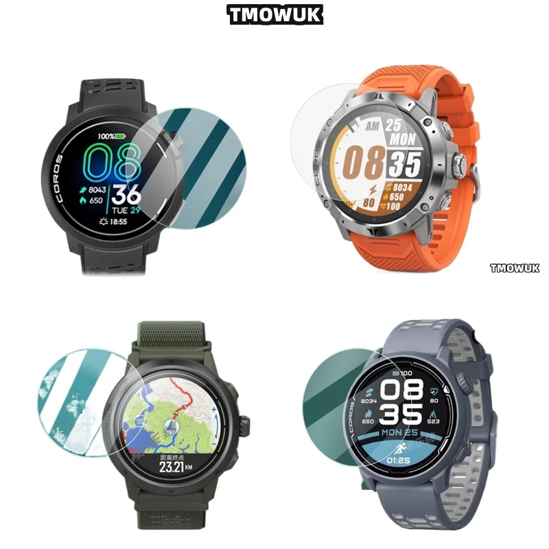 For Coros PACE 2 3 42 46 MM APEX 2 Pro VERTIX 2 2S HD Screen Protector Tempered Glass 9H Smart Watch Safety Film 
For Coros PACE 2 3 42 46 MM APEX 2 Pro VERTIX 2 2S HD Screen Protector Tempered Glass 9H Smart Watch Safety Film