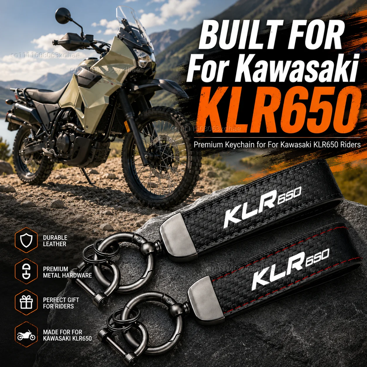 High-Grade Leather Motorcycle Keychain Holder Keyring Accessories For Kawasaki KLR650 KLR 650 KLR250 250
High-Grade Leather Motorcycle Keychain Holder Keyring Accessories For Kawasaki KLR650 KLR 650 KLR250 250