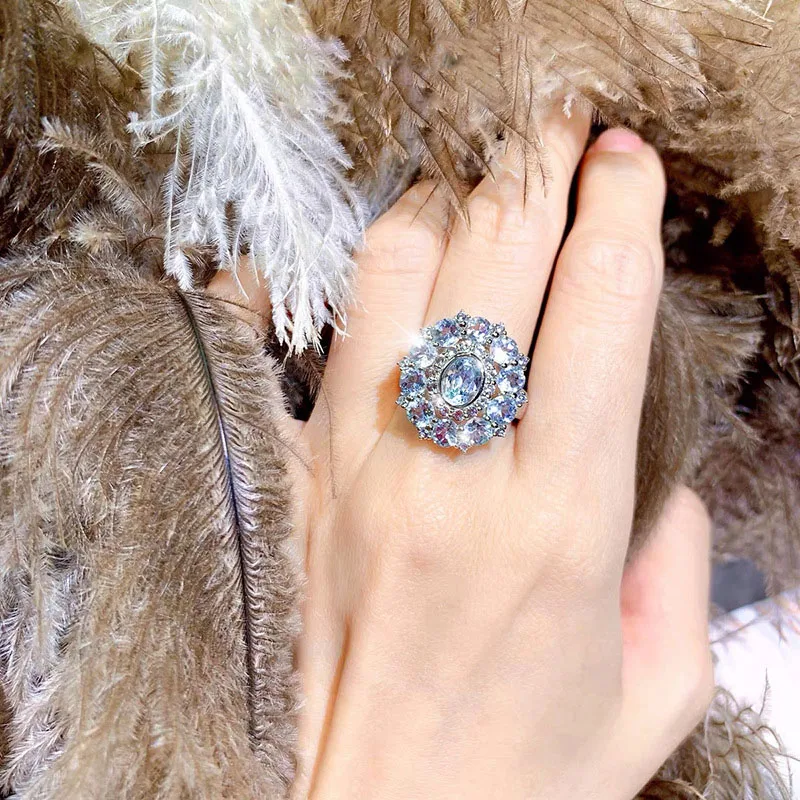 Romantic Luxury Oval Topaz Rings for Women Wedding Engagement Ball Valentine's Day Anniversary Fashion Jewelry Valentine's Gift
Romantic Luxury Oval Topaz Rings for Women Wedding Engagement Ball Valentine's Day Anniversary Fashion Jewelry Valentine's Gift