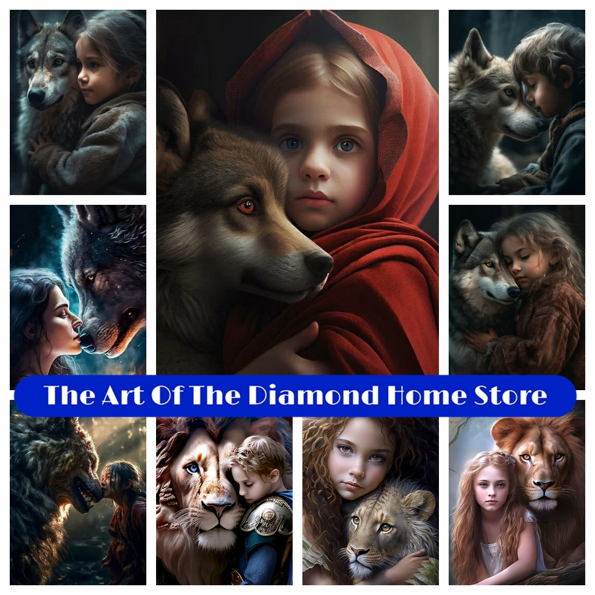 5D DIY AB Drill Diamond Mosaic Full Diamond Painting Fantasy Girl And Animal Embroidery Cross Stitch Princess Square Round Drill
5D DIY AB Drill Diamond Mosaic Full Diamond Painting Fantasy Girl And Animal Embroidery Cross Stitch Princess Square Round Drill