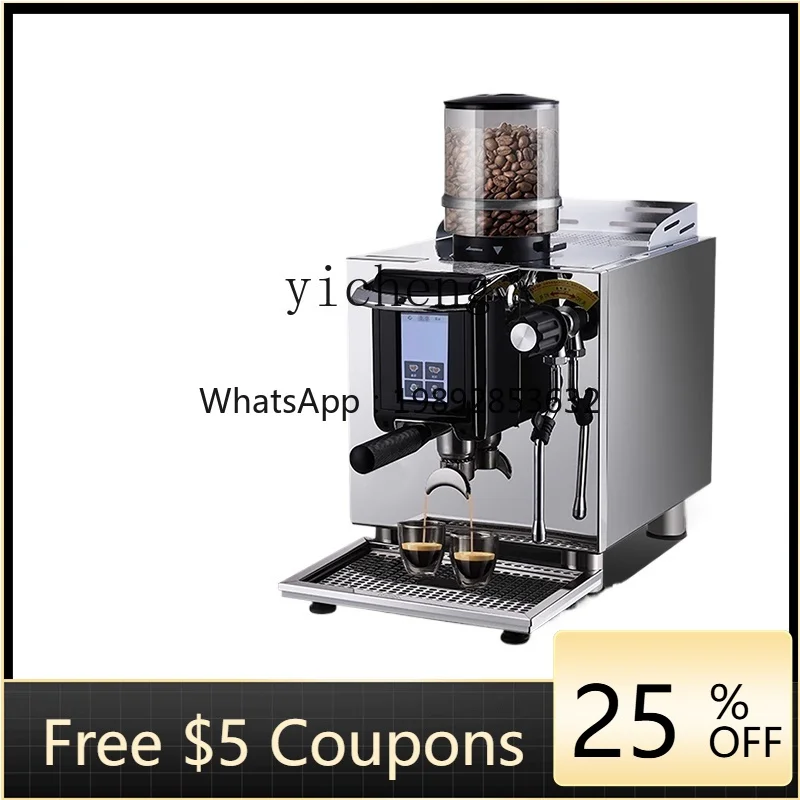 Кофемашина JX Small Steel Cannon полуавтоматическая, итальянская, с двойным бойлером, со встроенной кофемолкой, для дома и коммерческого использования
Кофемашина JX Small Steel Cannon полуавтоматическая, итальянская, с двойным бойлером, со встроенной кофемолкой, для дома и коммерческого использования