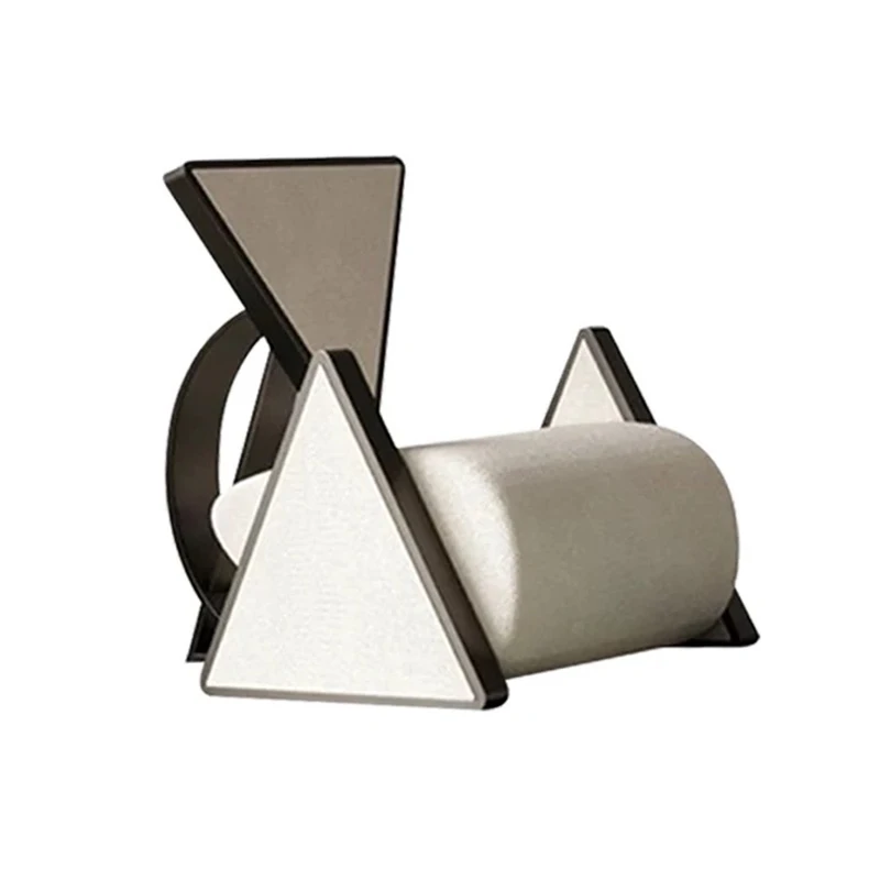 Light luxury fabric cashmere triangular living room chair creative special-shaped geometric single sofa
Light luxury fabric cashmere triangular living room chair creative special-shaped geometric single sofa