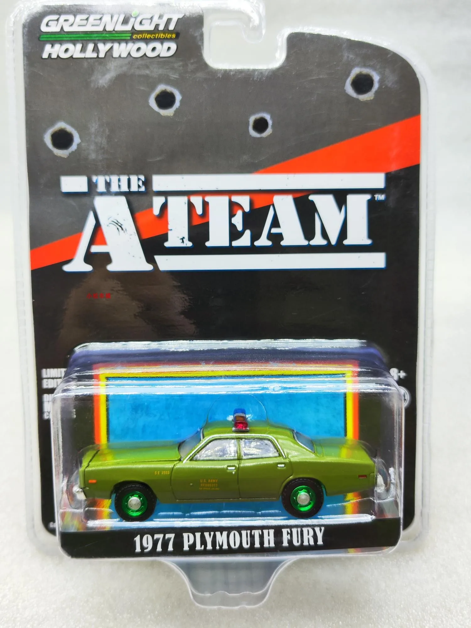 GreenLight 1:64 1977 Plymouth Fury, полицейская машина армии США, модель автомобиля из сплава, литой мини-автомобиль, детская игрушка в подарок
GreenLight 1:64 1977 Plymouth Fury, полицейская машина армии США, модель автомобиля из сплава, литой мини-автомобиль, детская игрушка в подарок