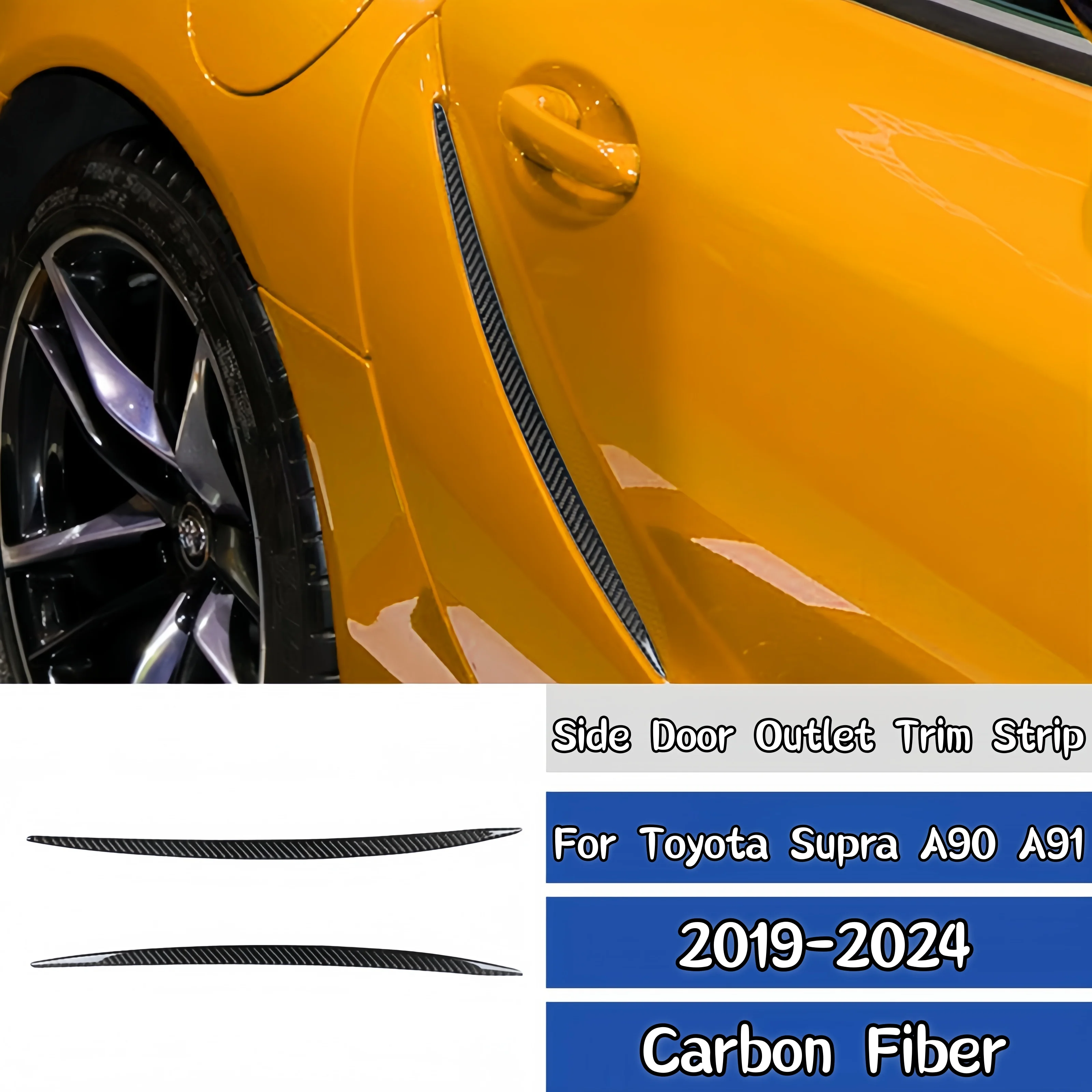 Для Toyota GR Supra A90 A91 MK5 2019-2024 углеродное волокно, наружная дверь автомобиля, воздуховыпускное отверстие, декоративные полоски, декоративные наклейки, аксессуары
Для Toyota GR Supra A90 A91 MK5 2019-2024 углеродное волокно, наружная дверь автомобиля, воздуховыпускное отверстие, декоративные полоски, декоративные наклейки, аксессуары