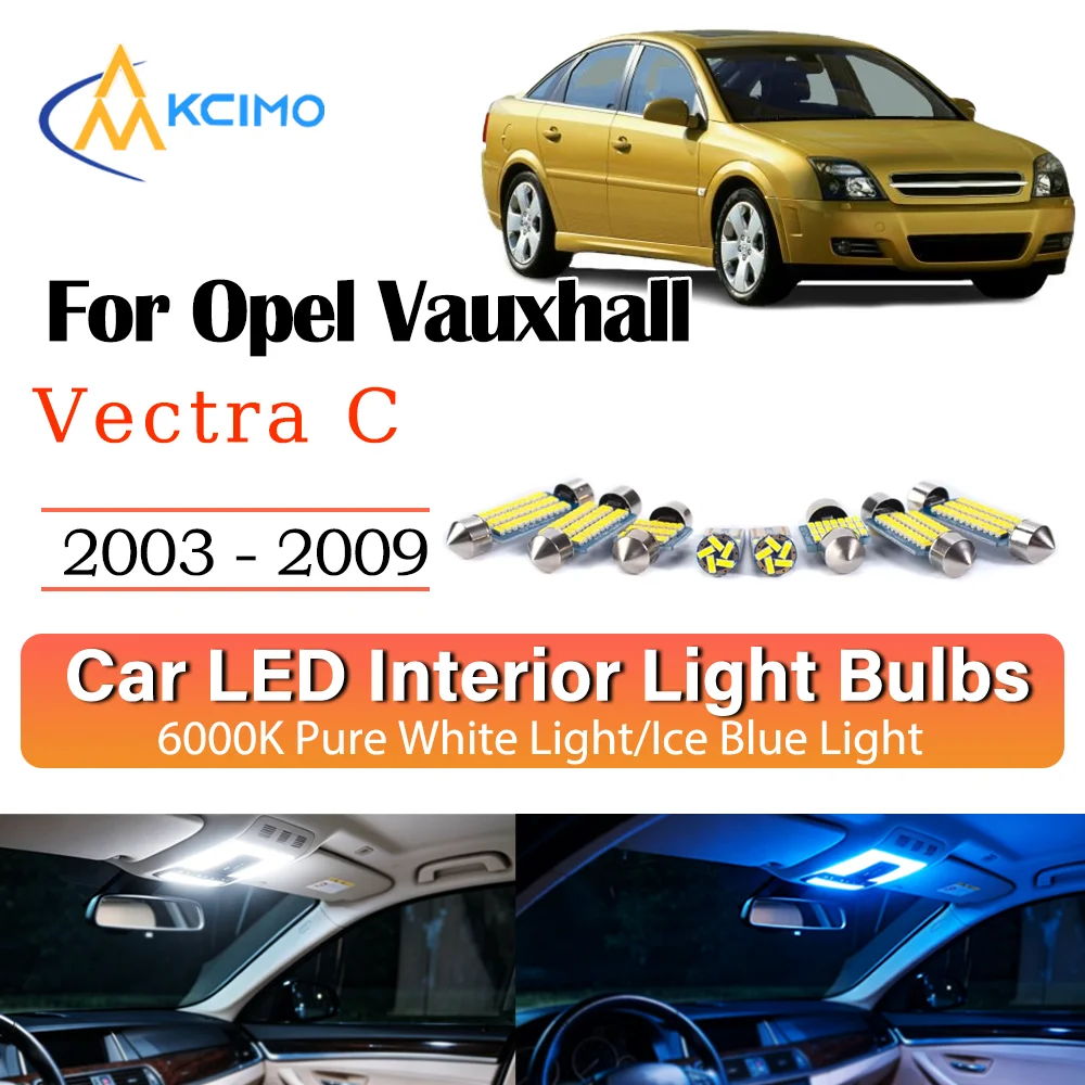 High Quality LED Interior Lights For Opel Vauxhall Vectra C 2003 - 2009 Two Colors Choice Super Bright Easy Install Decor
High Quality LED Interior Lights For Opel Vauxhall Vectra C 2003 - 2009 Two Colors Choice Super Bright Easy Install Decor
