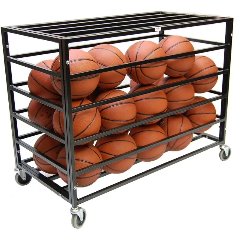 Sports Lockable Ball Storage Cart, Basketball Storage Bin for Indoor Outdoor, Rolling Exercise Ball Cart Holder for Gym,Club
Sports Lockable Ball Storage Cart, Basketball Storage Bin for Indoor Outdoor, Rolling Exercise Ball Cart Holder for Gym,Club