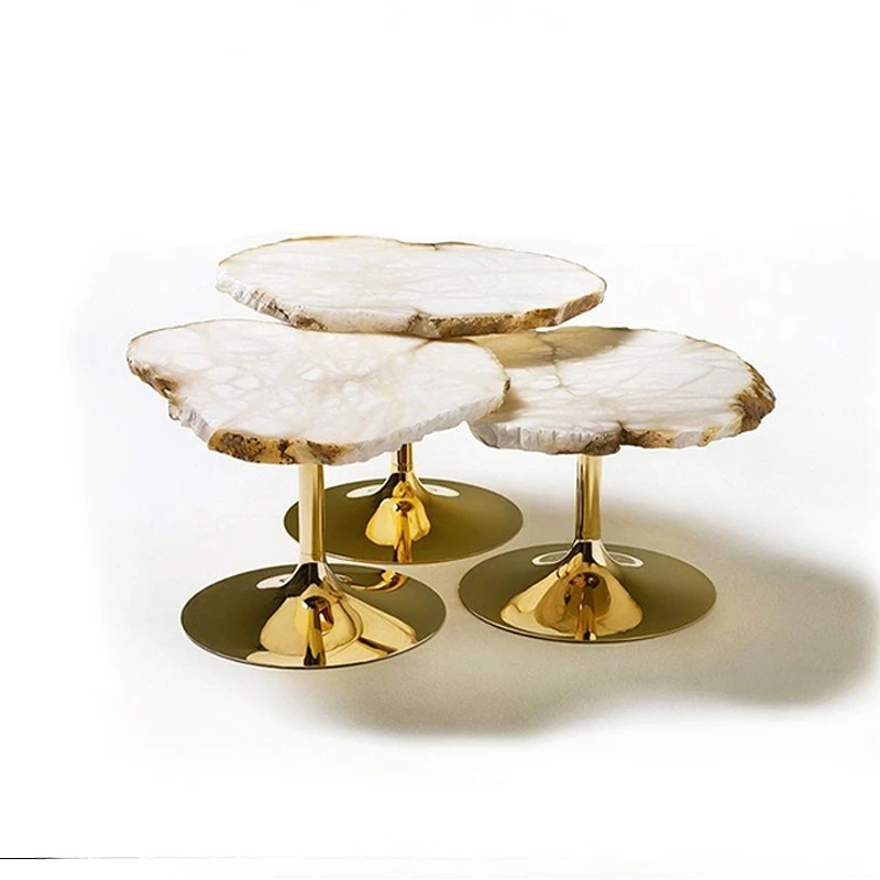 special-shaped edge few Italian high-end designer combination corner few living room household snowflake stone coffee table
special-shaped edge few Italian high-end designer combination corner few living room household snowflake stone coffee table