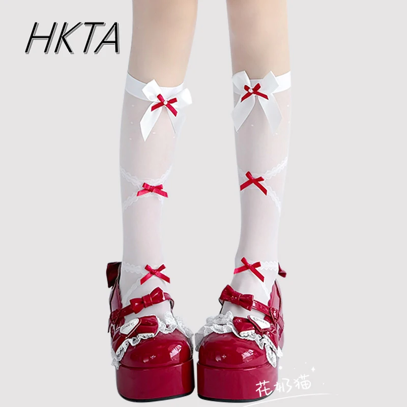 2025 New Sweet and Cute Strap Bow White Pink Calf Socks Women Summer Thin Kawaii Lolita Versatile Legs Mid Tube Socks for Female
2025 New Sweet and Cute Strap Bow White Pink Calf Socks Women Summer Thin Kawaii Lolita Versatile Legs Mid Tube Socks for Female