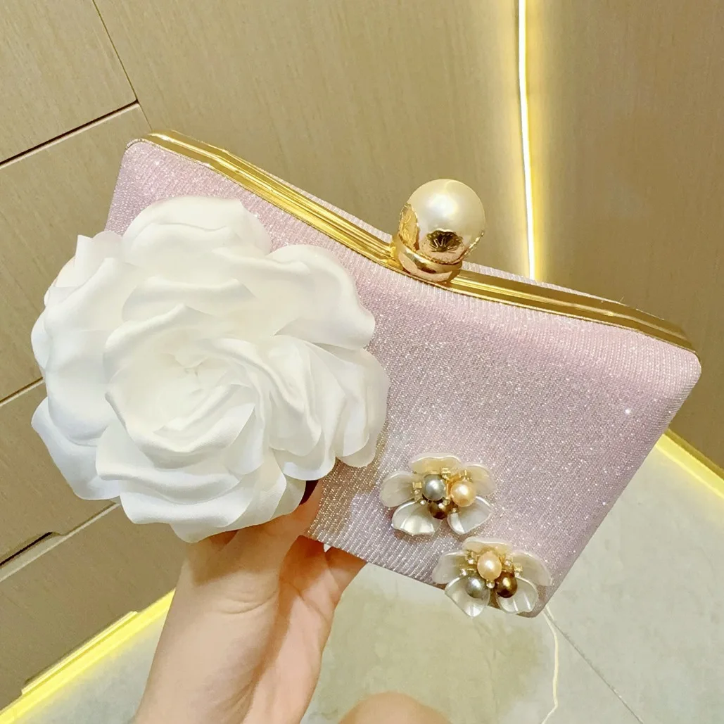 Luxury Floral Evening Bags Ladies Chain Shoulder Crossbody Bags Party Wedding Elegant Women Clutch Pearl Purse Handbags
Luxury Floral Evening Bags Ladies Chain Shoulder Crossbody Bags Party Wedding Elegant Women Clutch Pearl Purse Handbags