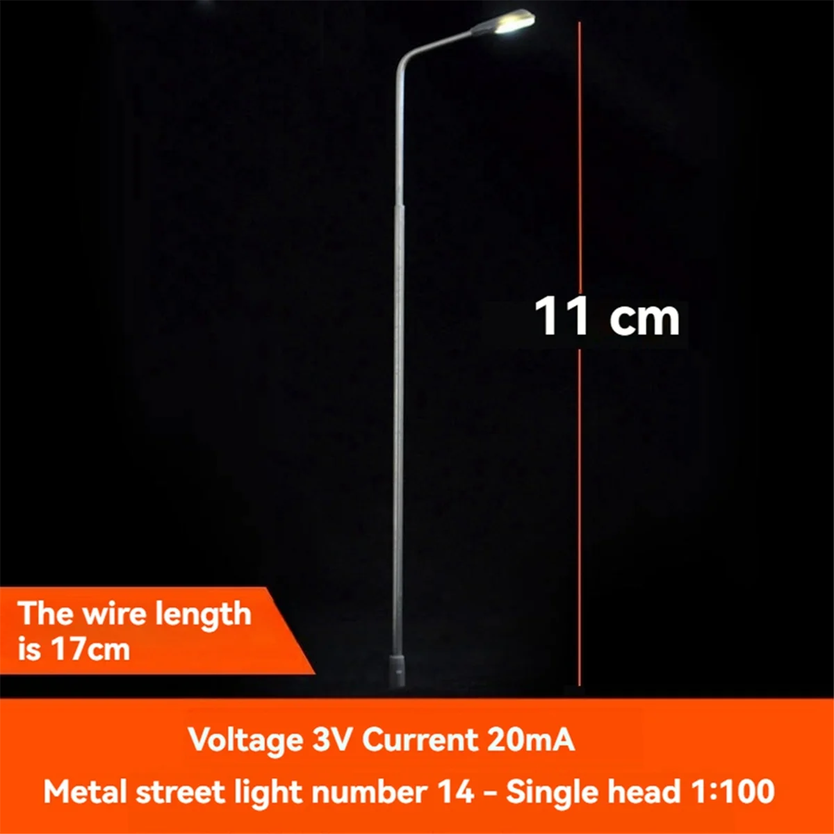 AC22 Sand Table Model Street Light DIY Train Railway Three-Dimensional Model Kit Grassland Outdoor Model Light 1:150 80mm
AC22 Sand Table Model Street Light DIY Train Railway Three-Dimensional Model Kit Grassland Outdoor Model Light 1:150 80mm