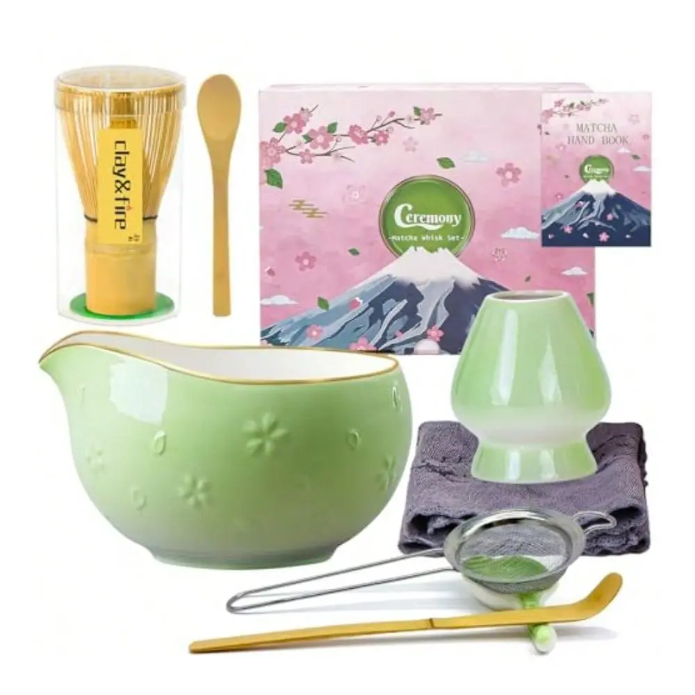 Whisk Set 9 Pcs Ceramic Matcha Set Gifts For Women Matcha Bowl With Spout And Whisk Matcha Kit For Matcha Lovers Ideal Gift Chr
Whisk Set 9 Pcs Ceramic Matcha Set Gifts For Women Matcha Bowl With Spout And Whisk Matcha Kit For Matcha Lovers Ideal Gift Chr
