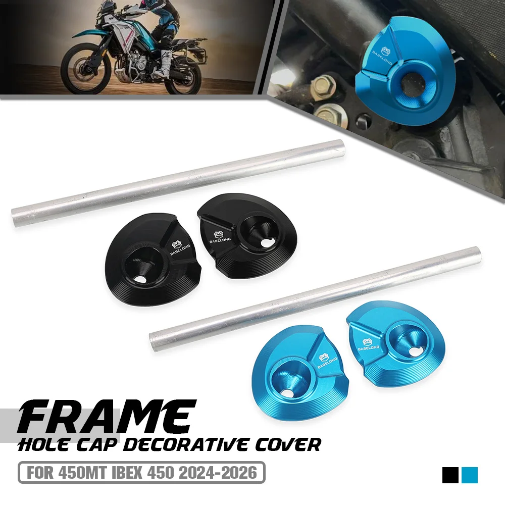 Frame Hole Cover Plugs For CFMOTO 450MT IBEX 450 2024-2025-2026 Motorcycle Aluminium T6061 CNC Aluminium CF MOTO 450 MT IBEX450
Frame Hole Cover Plugs For CFMOTO 450MT IBEX 450 2024-2025-2026 Motorcycle Aluminium T6061 CNC Aluminium CF MOTO 450 MT IBEX450