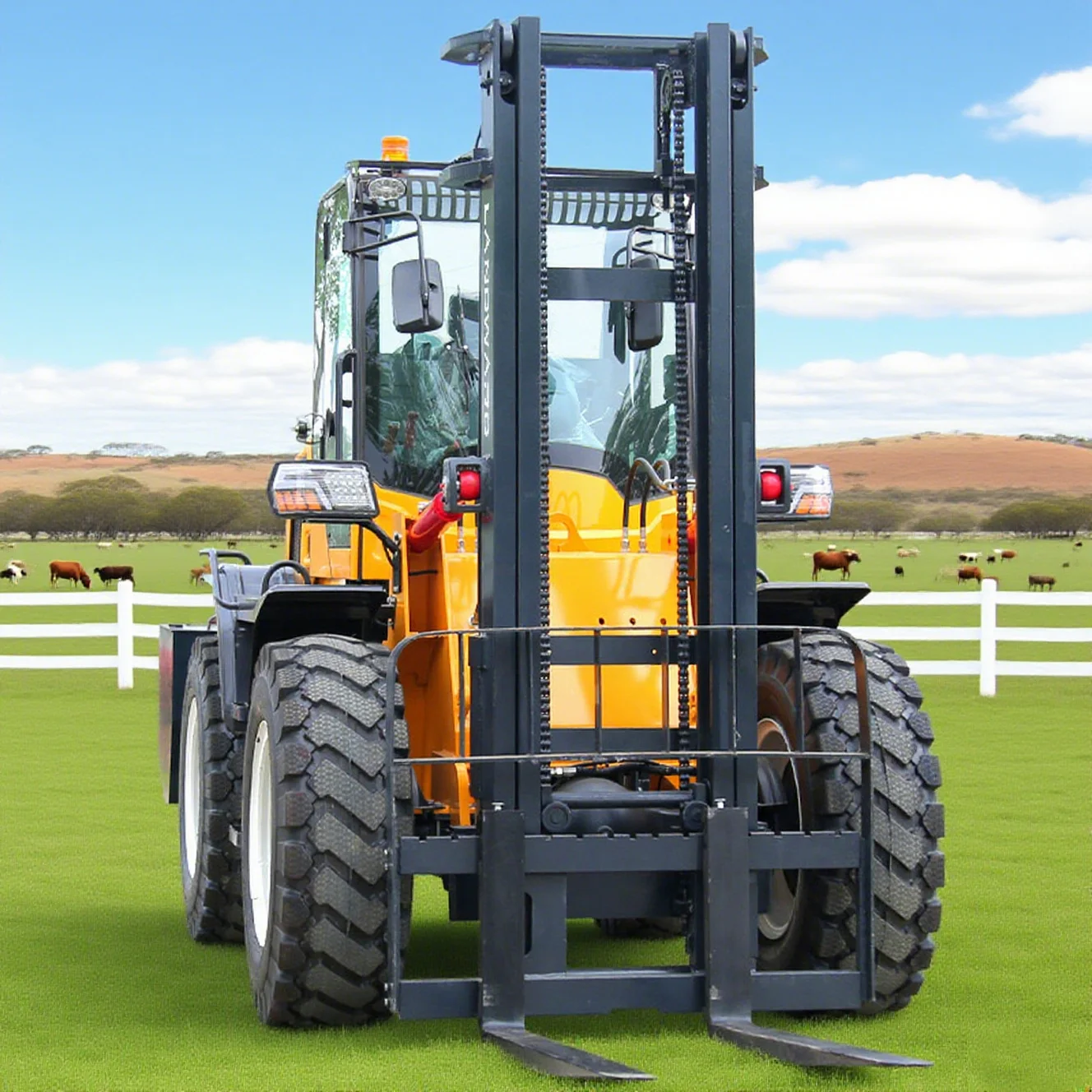 All-In-One All-Terrain Off-Road Forklift 4wd Forklift Euro 5 EPA YUNNEI Engine Forklift Customized Lifting Height Free Delivery
All-In-One All-Terrain Off-Road Forklift 4wd Forklift Euro 5 EPA YUNNEI Engine Forklift Customized Lifting Height Free Delivery