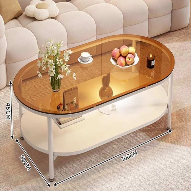 Cream style tea table home use Tempered glass table high-end new style mesa de centro living room furniture
Cream style tea table home use Tempered glass table high-end new style mesa de centro living room furniture
