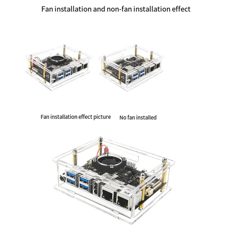 Новый акриловый чехол для VisionFive 2, макетная плата, коробка для макетной платы, прозрачный чехол с комплектом радиатора охлаждающего вентилятора
Новый акриловый чехол для VisionFive 2, макетная плата, коробка для макетной платы, прозрачный чехол с комплектом радиатора охлаждающего вентилятора