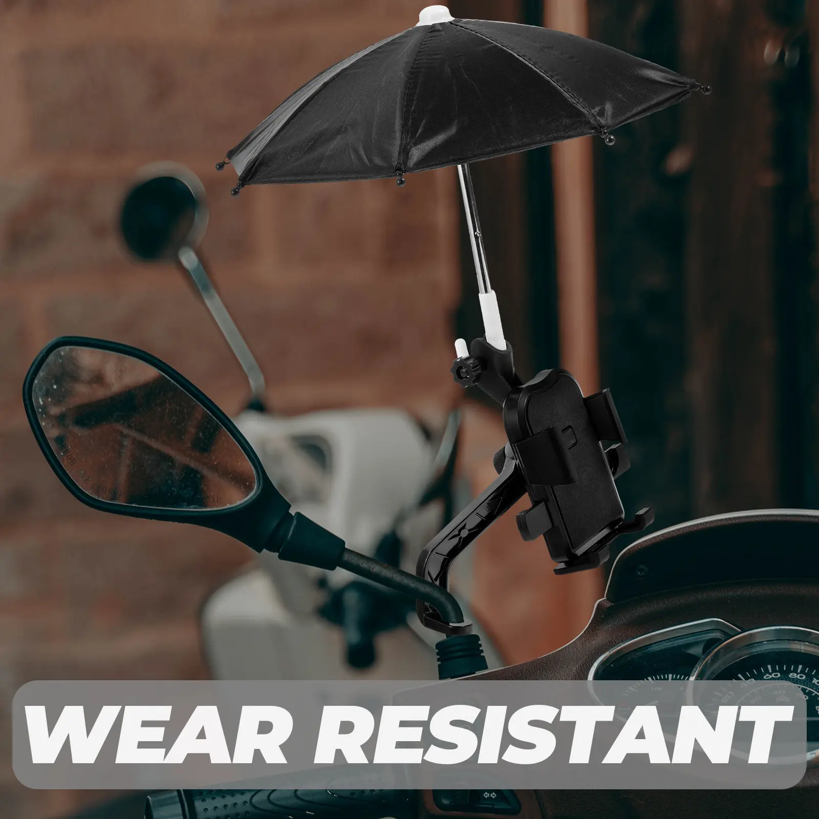 1Set Electric Bike Phone Holder Weatherproof Handlebar Mount with Umbrella for Cycling Navigation Hands-Free Riding Smartphone
1Set Electric Bike Phone Holder Weatherproof Handlebar Mount with Umbrella for Cycling Navigation Hands-Free Riding Smartphone