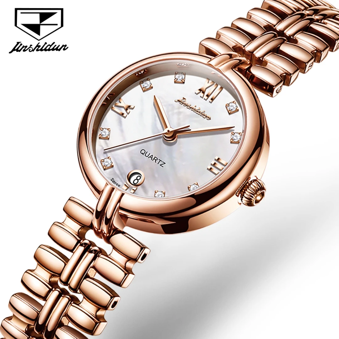 JSDUN 8987, кварцевые модные часы, подарок, ремешок для часов из нержавеющей стали, наручные часы с круглым циферблатом, календарь 
JSDUN 8987, кварцевые модные часы, подарок, ремешок для часов из нержавеющей стали, наручные часы с круглым циферблатом, календарь