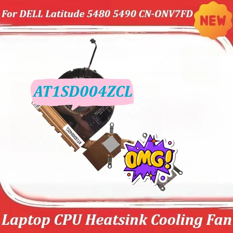 For DELL Latitude 5480 5490 CN-ONV7FD AT1SD004ZCL Laptop CPU Heatsink Cooling Fan
For DELL Latitude 5480 5490 CN-ONV7FD AT1SD004ZCL Laptop CPU Heatsink Cooling Fan