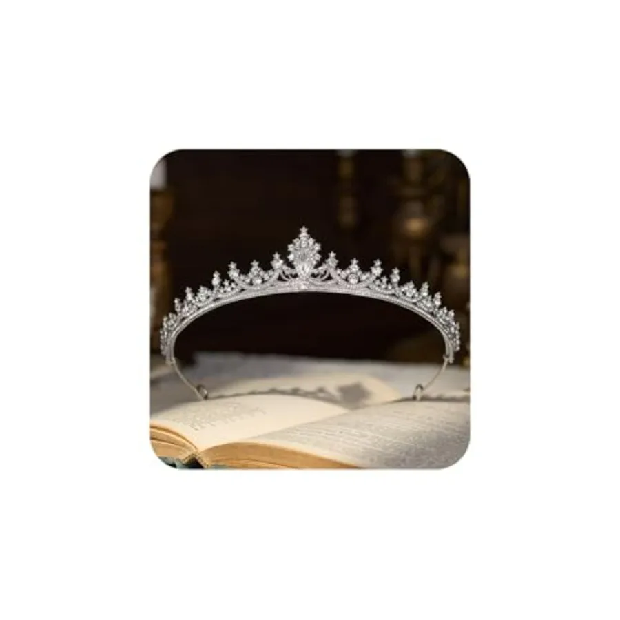 SWEETV Princess Tiaras for Women, Gold Crystal Crown for Birthday, Wedding Headbands for Bride, Rhinestone Tiara Headpieces Hai
SWEETV Princess Tiaras for Women, Gold Crystal Crown for Birthday, Wedding Headbands for Bride, Rhinestone Tiara Headpieces Hai
