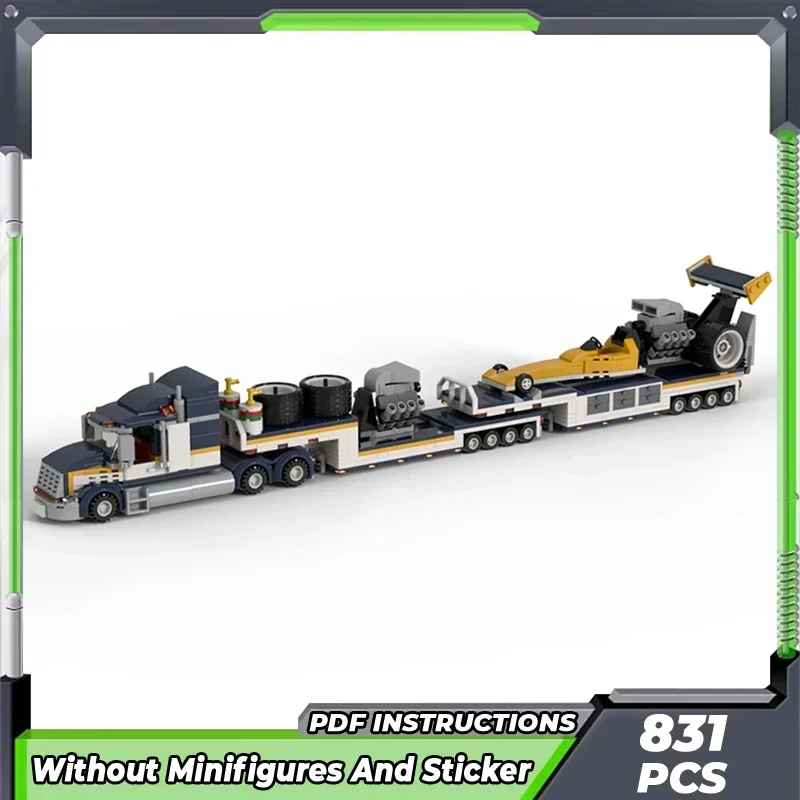 Moc Building Bricks Military Truck Model Dragster Transporter Technology Modular Blocks Gifts Christmas Toys DIY Sets Assembly
Moc Building Bricks Military Truck Model Dragster Transporter Technology Modular Blocks Gifts Christmas Toys DIY Sets Assembly
