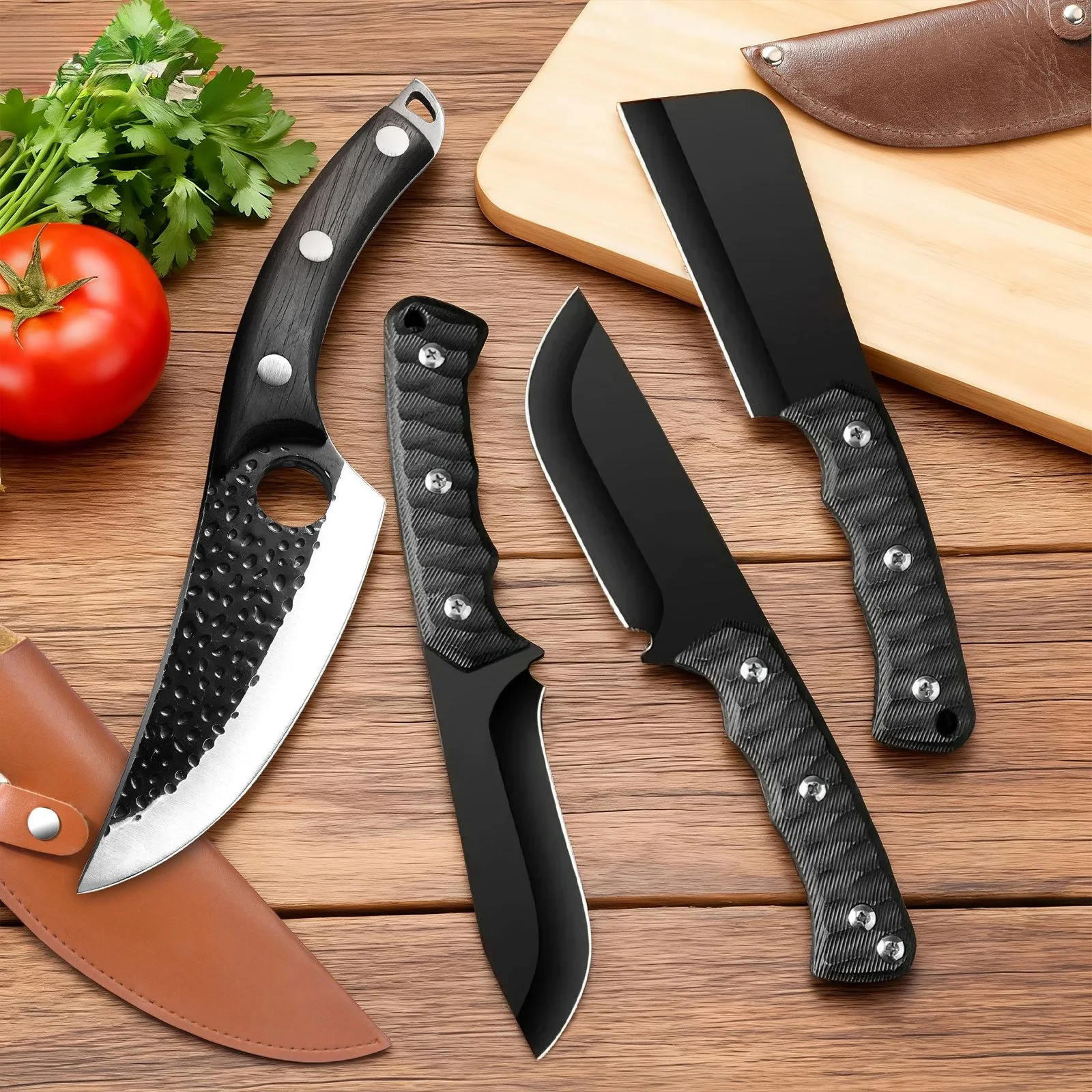 Комплект из 4-х предметов для Corte Cuchillo De Forja Cuchillo De Corte Corte Corte Afilado Adecuado Para Corte De Carne
Комплект из 4-х предметов для Corte Cuchillo De Forja Cuchillo De Corte Corte Corte Afilado Adecuado Para Corte De Carne