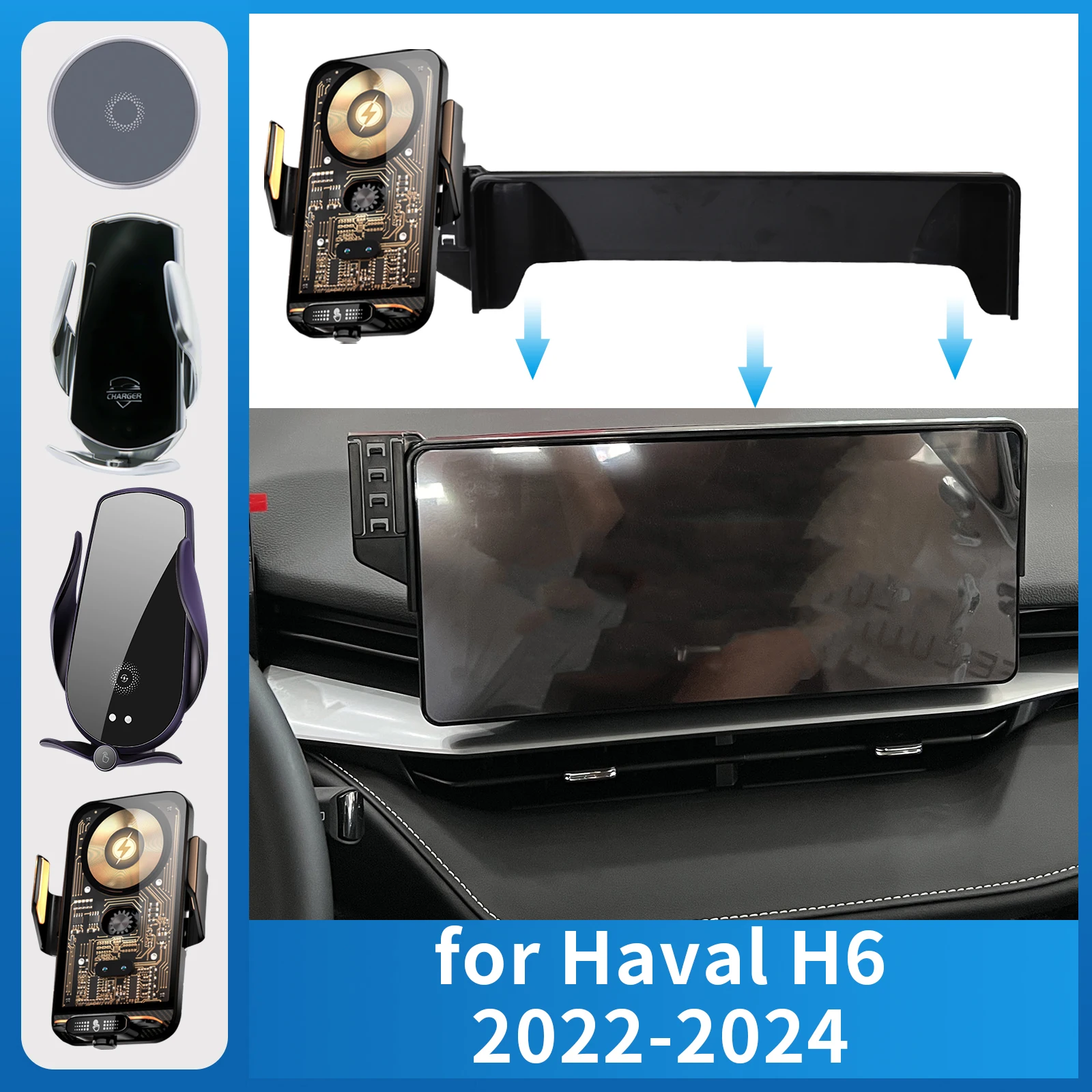 Car Mobile Phone Holder for Haval H6 3th 2022 2023 2024 Charging GPS Bracket Navigation Stand Auto Accessories
Car Mobile Phone Holder for Haval H6 3th 2022 2023 2024 Charging GPS Bracket Navigation Stand Auto Accessories