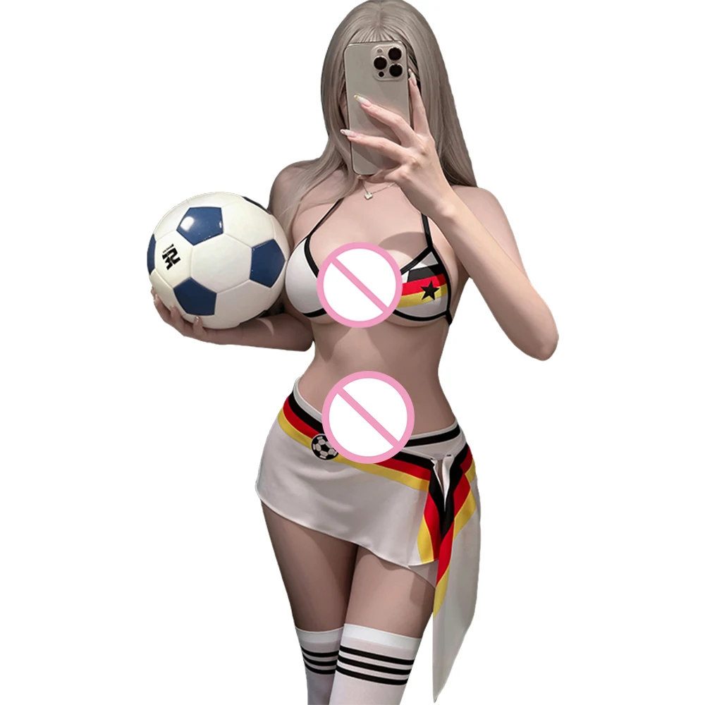 German-style Football Jersey Lingerie Sexy Sports Soccer Player Costume Student Girls Uniform Cheerleader For Women Uniform Set
German-style Football Jersey Lingerie Sexy Sports Soccer Player Costume Student Girls Uniform Cheerleader For Women Uniform Set