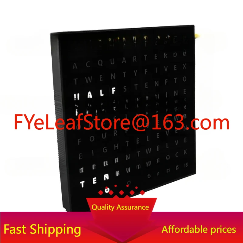 Reporting In Multiple Languages CP0403 Large Unique Home Decor Says Light Up LED Digital Electronic Word Clock
Reporting In Multiple Languages CP0403 Large Unique Home Decor Says Light Up LED Digital Electronic Word Clock
