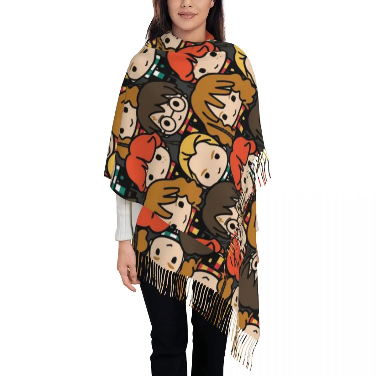 Custom Ladies Large H-Harrys Movie Scarves Women Winter Fall Thick Warm Tassel Shawl Wrap Scarf
Custom Ladies Large H-Harrys Movie Scarves Women Winter Fall Thick Warm Tassel Shawl Wrap Scarf