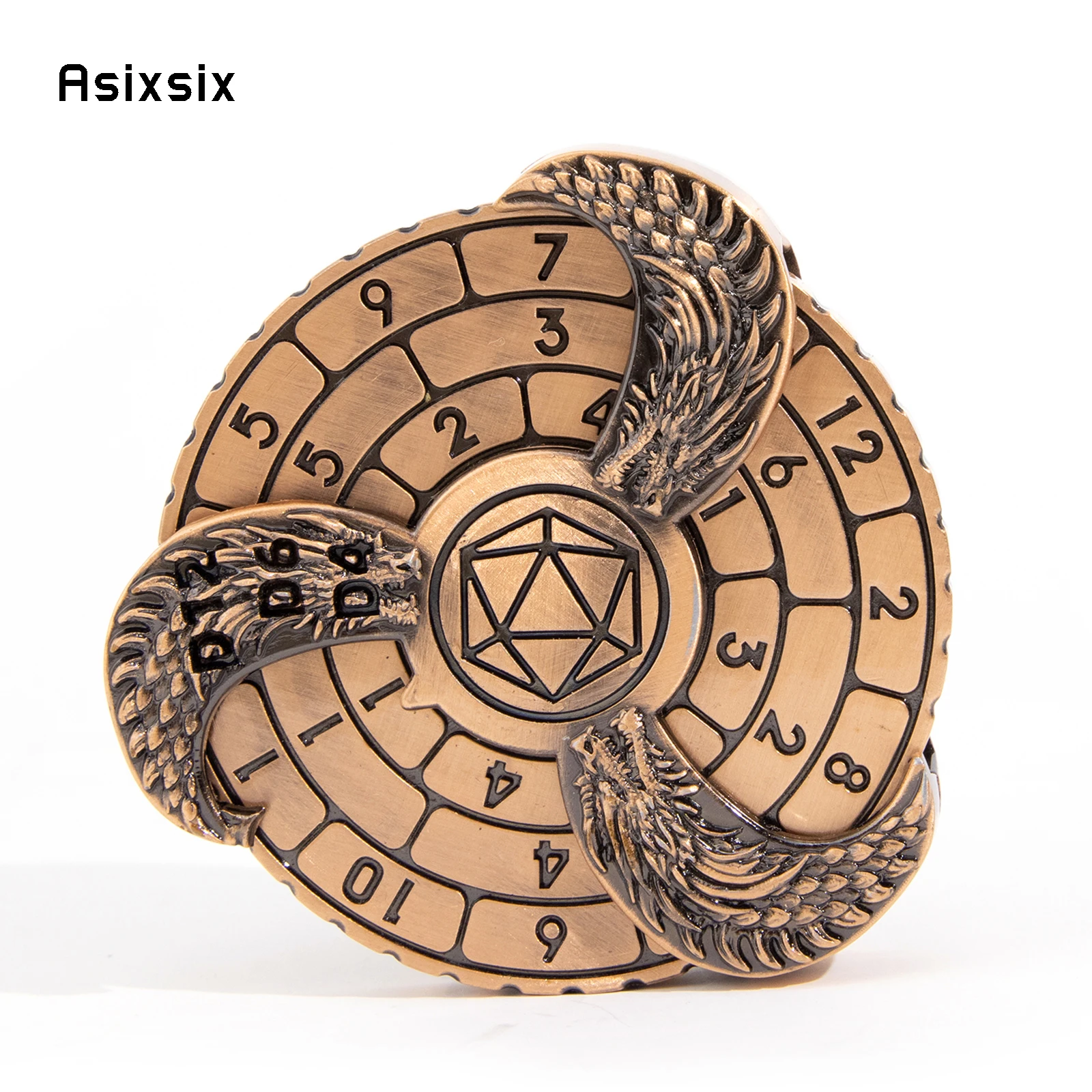 Copper Black A Spinning Wheel Toy with Dice for A Multiplayer Rotation Game, Featuring A Dice Scoring System
Copper Black A Spinning Wheel Toy with Dice for A Multiplayer Rotation Game, Featuring A Dice Scoring System