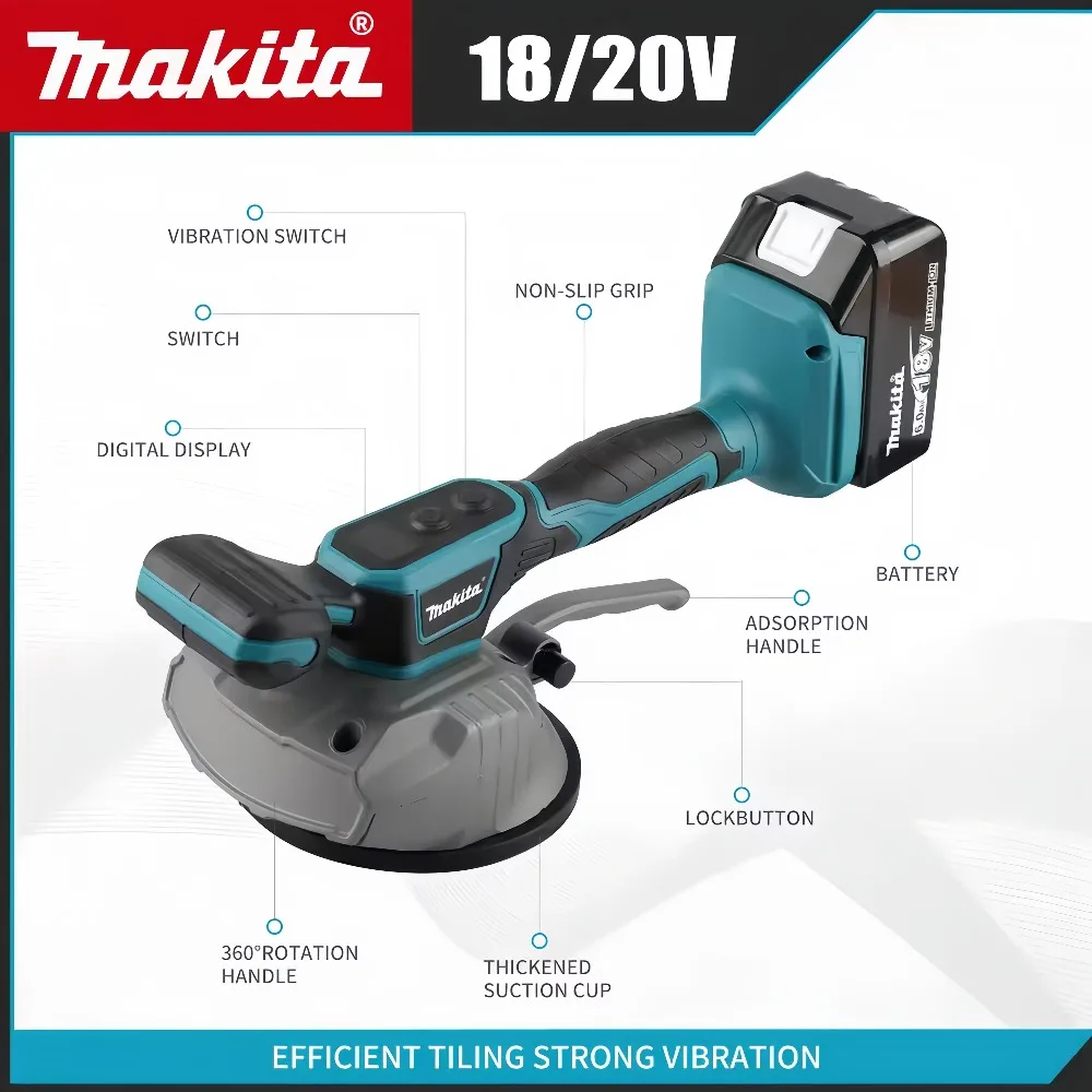 Плиткоукладочная машина Makita с 8-ступенчатой регулировкой скорости, высокой производительностью для укладки настенной и напольной плитки, инструмент для домашнего ремонта
Плиткоукладочная машина Makita с 8-ступенчатой регулировкой скорости, высокой производительностью для укладки настенной и напольной плитки, инструмент для домашнего ремонта