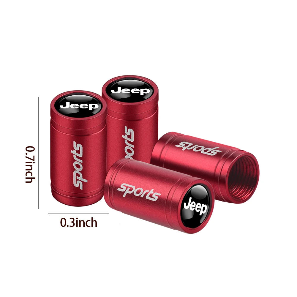4Pcs Aluminum Alloy Car Tire Valve Stem Caps Wheel Accessories For Jeep Patriot Liberty Commander Trailhawk Grand Cherokee Wrang
4Pcs Aluminum Alloy Car Tire Valve Stem Caps Wheel Accessories For Jeep Patriot Liberty Commander Trailhawk Grand Cherokee Wrang