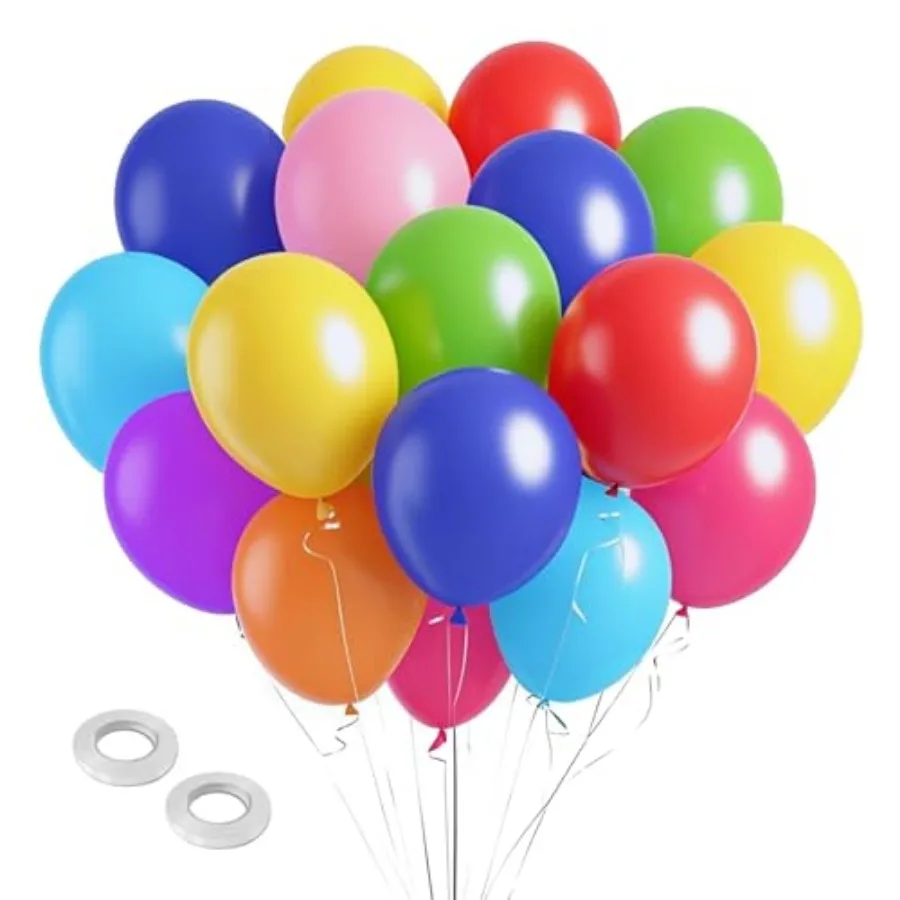 Balloons Assorted Colors Rainbow Decorations 100 Pack Round Bright Latex Colorful Balloons for Birthday Baby Shower Wedding Par
Balloons Assorted Colors Rainbow Decorations 100 Pack Round Bright Latex Colorful Balloons for Birthday Baby Shower Wedding Par