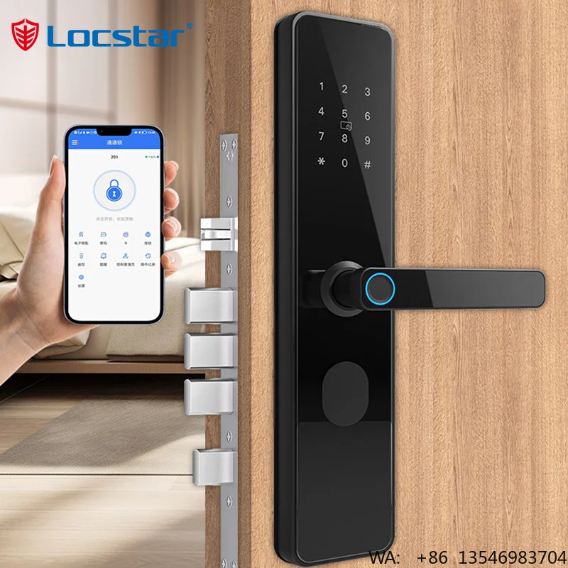 Locstar New Design Fingerprint 6085 Mortise House Entrance Ttlock Smart Door Lock with Remote Control for Apartment
Locstar New Design Fingerprint 6085 Mortise House Entrance Ttlock Smart Door Lock with Remote Control for Apartment