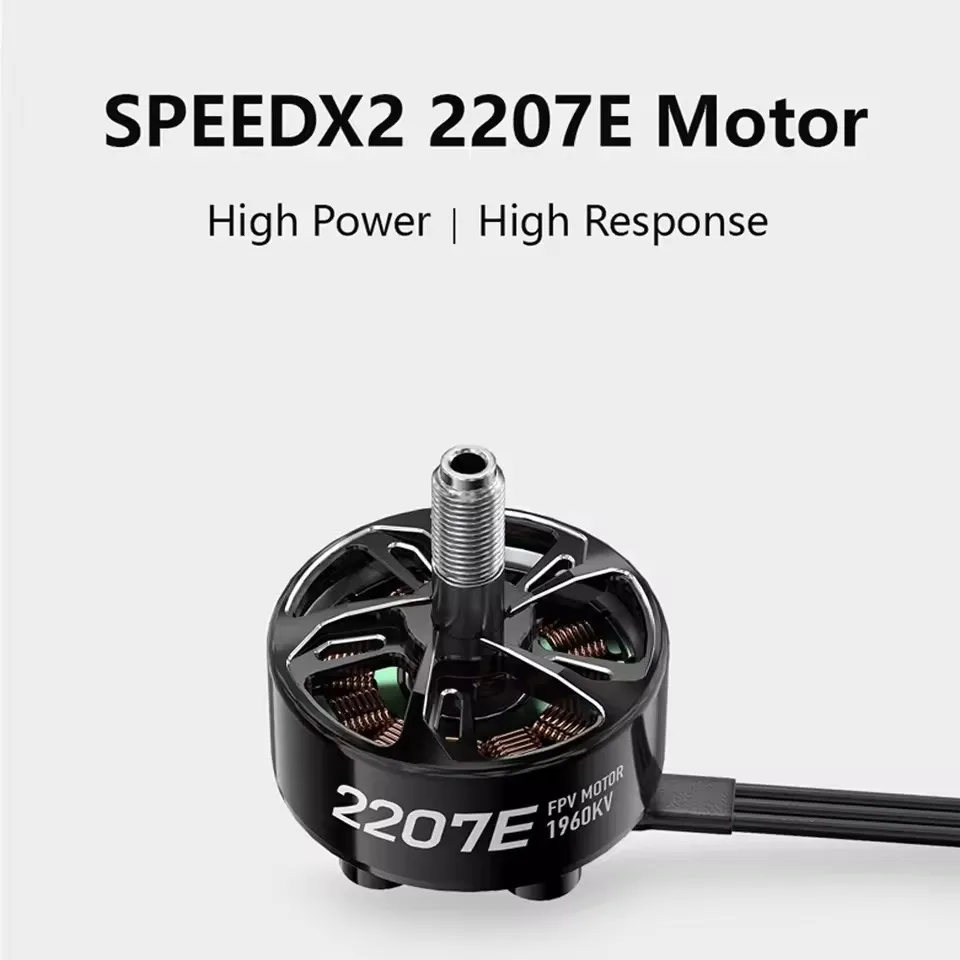 GEPRC SPEEDX2 2207E Двигатель высокой мощности, совместимый с высоким рассеиванием тепла ESC 50A, подходит для 4-5-дюймовых четырех FPV гоночного мультикоптера
GEPRC SPEEDX2 2207E Двигатель высокой мощности, совместимый с высоким рассеиванием тепла ESC 50A, подходит для 4-5-дюймовых четырех FPV гоночного мультикоптера