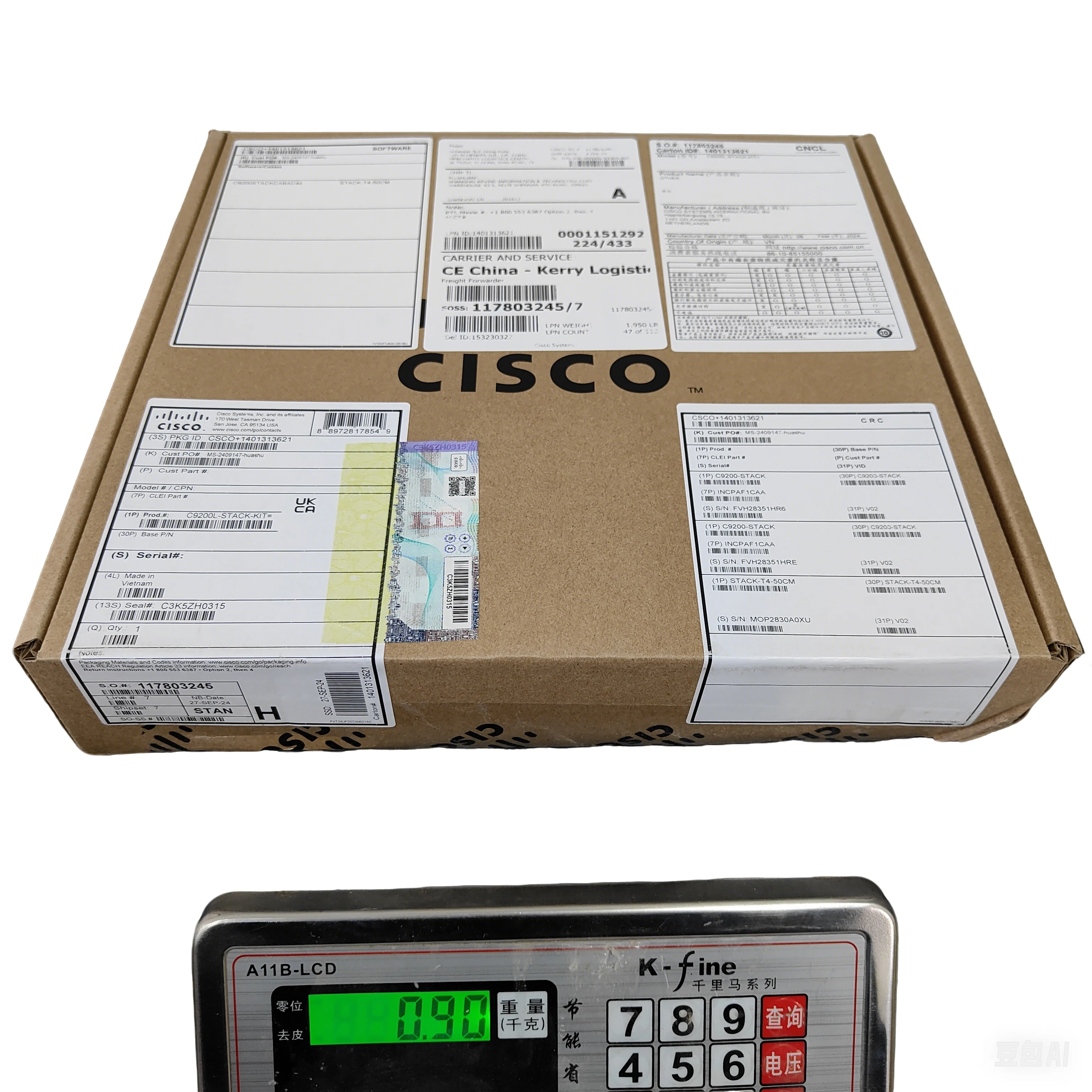 New Original C9200L-STACK-KIT Cisco Switch Stacking Cable
New Original C9200L-STACK-KIT Cisco Switch Stacking Cable
