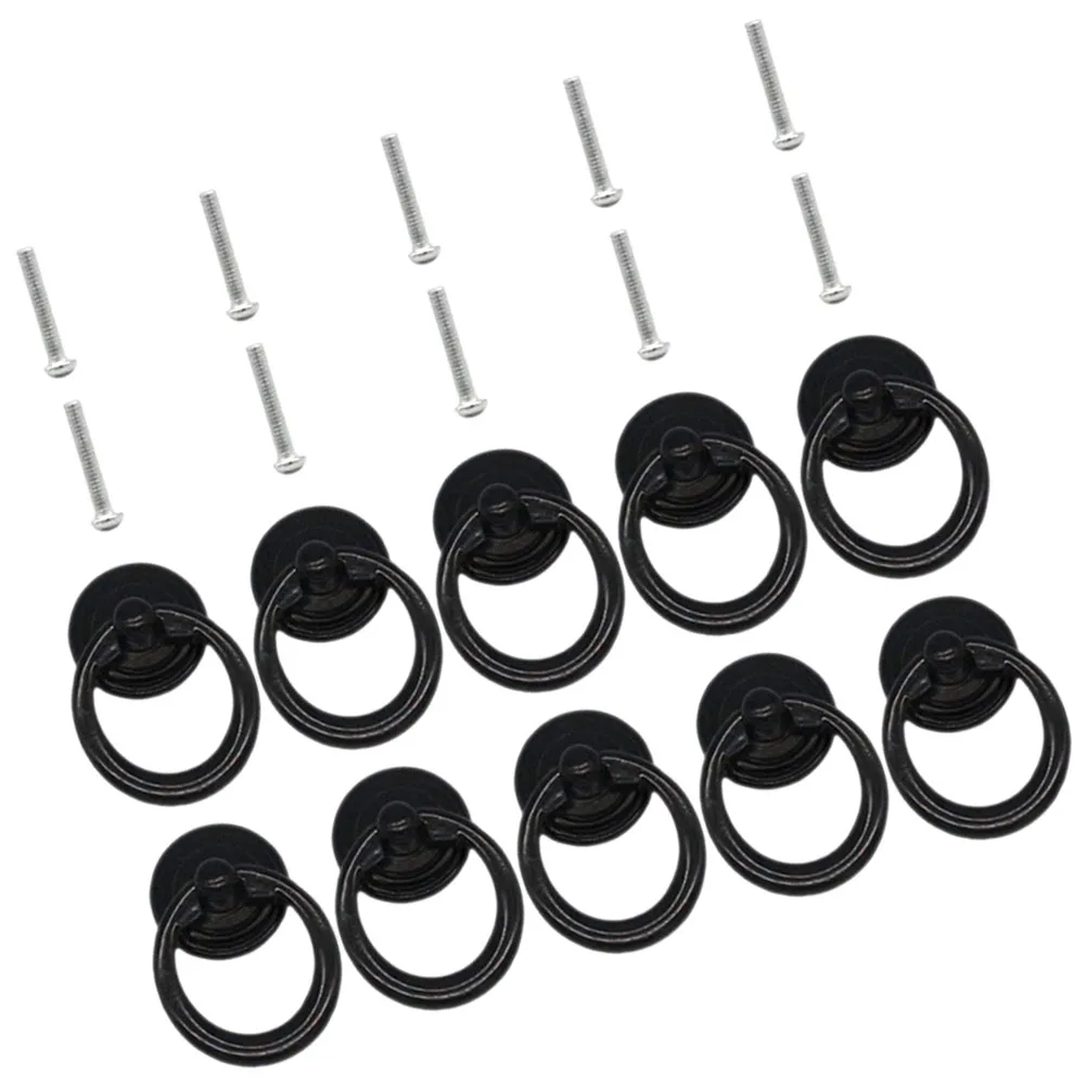 10pcs Black Round Drawer H les Zinc Alloy Cabinet Knobs Furniture Pulls Wardrobe Decor Durable Easy Install Simple Stylish
10pcs Black Round Drawer H les Zinc Alloy Cabinet Knobs Furniture Pulls Wardrobe Decor Durable Easy Install Simple Stylish