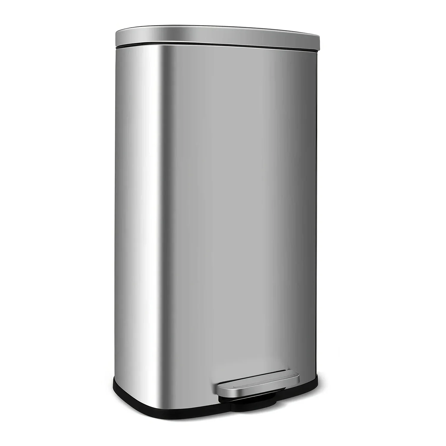 8-Gallon (7.93 gal) Kitchen Bin, Stainless Steel Rubbish Bin, Pedal Bin With Removable Inner Bucket, Soft-Close
8-Gallon (7.93 gal) Kitchen Bin, Stainless Steel Rubbish Bin, Pedal Bin With Removable Inner Bucket, Soft-Close