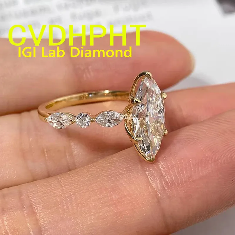 1 2 3 4 5CT Real 14K gold IGI Lab grown Diamond Ring Marquise shape Diamond wedding ring Factory Engagement
1 2 3 4 5CT Real 14K gold IGI Lab grown Diamond Ring Marquise shape Diamond wedding ring Factory Engagement