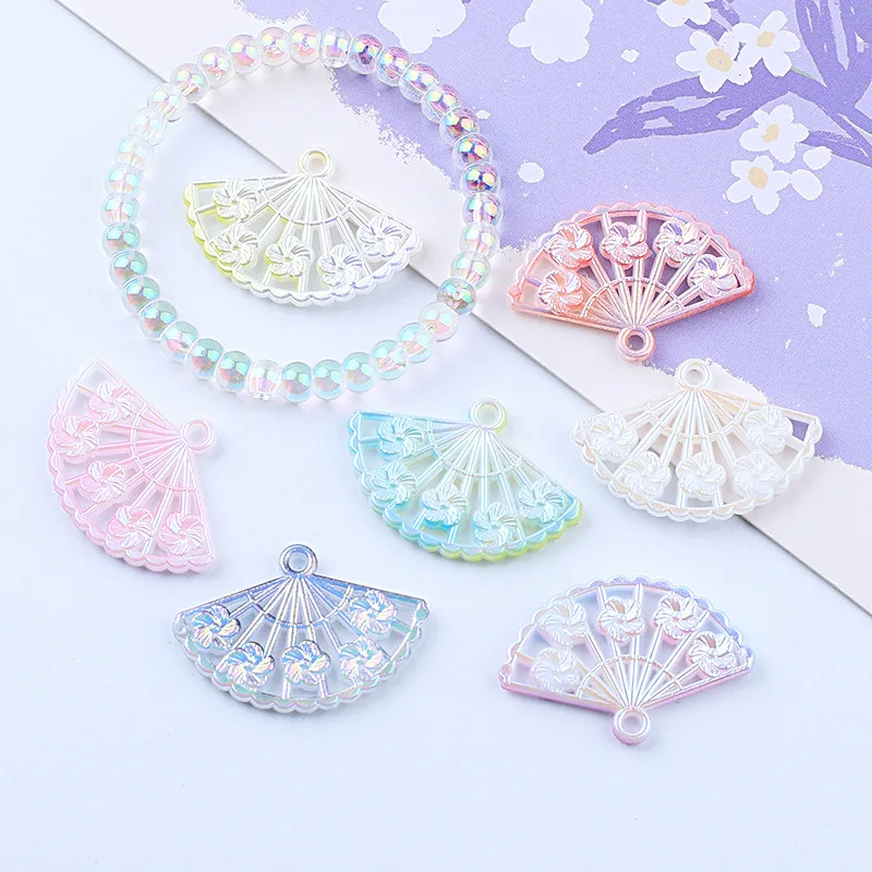 Vintage Fan Charms for Jewelry Making 20pcs Sparkle Resin Fan Shape Cabochons Flatback for Girls Headwear Decoration Accessories
Vintage Fan Charms for Jewelry Making 20pcs Sparkle Resin Fan Shape Cabochons Flatback for Girls Headwear Decoration Accessories