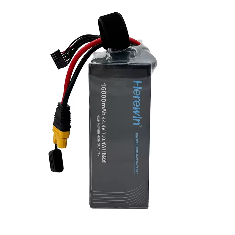 Herewin Soft Pack Battery 16000mAh 44.4V 12S 25C for Agricultural Drone Reliable Safe Energy Fast Discharge Long Cycle Use
Herewin Soft Pack Battery 16000mAh 44.4V 12S 25C for Agricultural Drone Reliable Safe Energy Fast Discharge Long Cycle Use