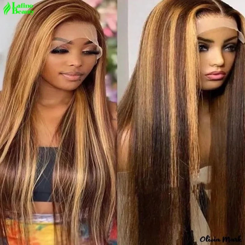 Bone Straight Highlight Wig Human Hair 13x6 HD Lace Frontal Wigs Ombre Honey Blonde Colored Straight 13x4 lace frontal wig
Bone Straight Highlight Wig Human Hair 13x6 HD Lace Frontal Wigs Ombre Honey Blonde Colored Straight 13x4 lace frontal wig