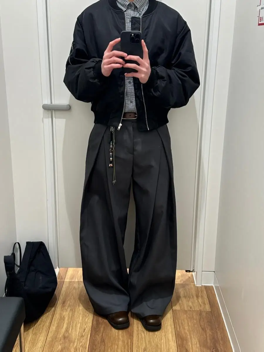 American Retro Design Deconstructed 3D Trimmed Casual Loose Men's High Street Wide Leg Leisure Pants Knife
American Retro Design Deconstructed 3D Trimmed Casual Loose Men's High Street Wide Leg Leisure Pants Knife