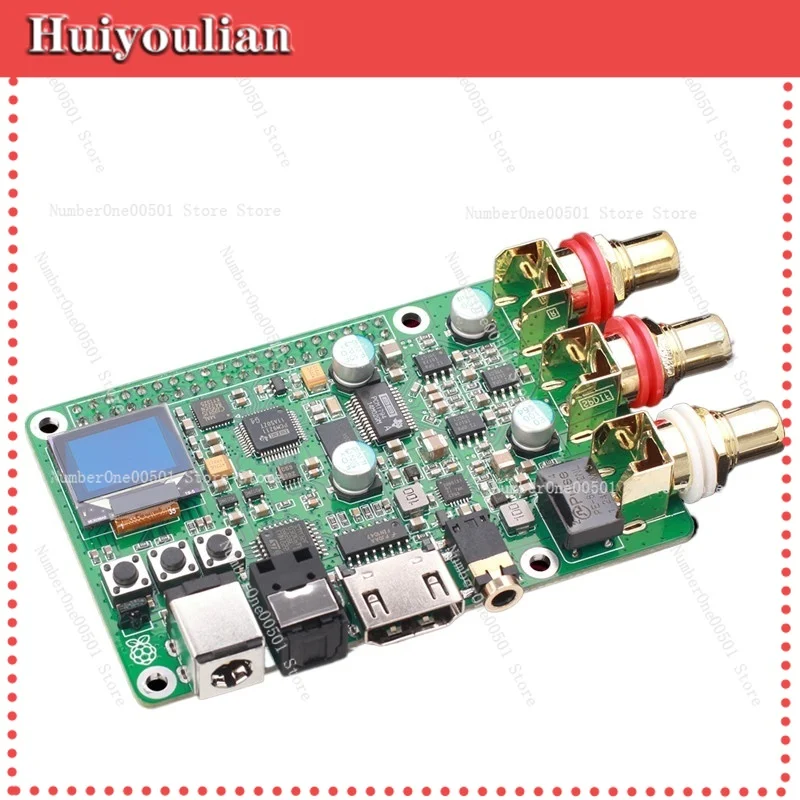 Lossless Decoding High-Res Audio PCM1794A Raspberry Pi DAC Audio Decoder Board HIFI Audiophile Coaxial Optical I2S DSD512
Lossless Decoding High-Res Audio PCM1794A Raspberry Pi DAC Audio Decoder Board HIFI Audiophile Coaxial Optical I2S DSD512