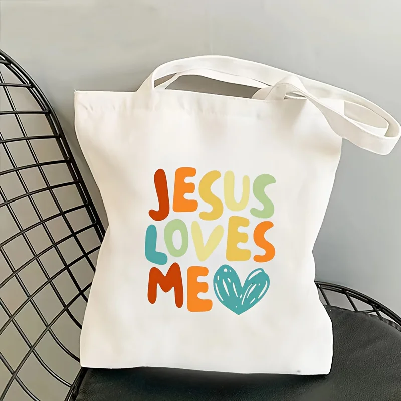 "Jesus Loves Me" Mixed Color Pattern Heat Transfer Sticker Durable Washable Easy Apply Iron-On Supplies Large capacity handbag
"Jesus Loves Me" Mixed Color Pattern Heat Transfer Sticker Durable Washable Easy Apply Iron-On Supplies Large capacity handbag