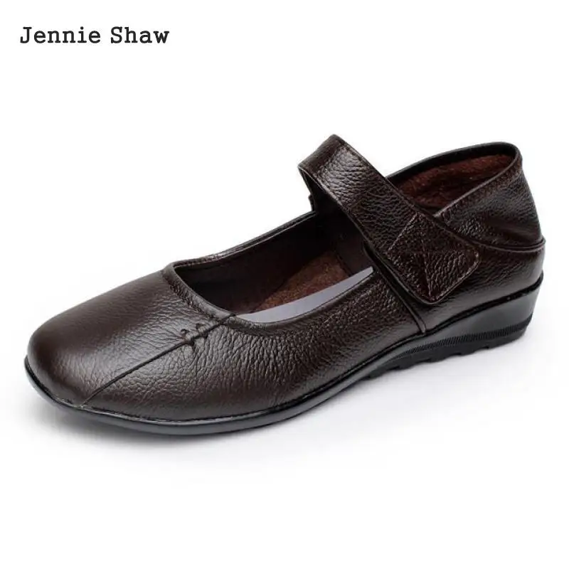 Leather Flats Mom Shoes Low Heel Women's Soft Outsole Flats Comfortable Shoes Size 32 33 40 41 42 43
Leather Flats Mom Shoes Low Heel Women's Soft Outsole Flats Comfortable Shoes Size 32 33 40 41 42 43